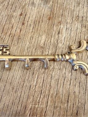 Vintage brass Key Wall Hook Rack